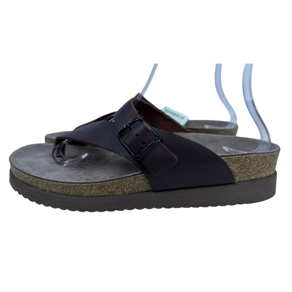 Mephisto Women's Helen Thong Sandal in Chestnut Leather, Size EU 37 / US 7 M - Picture 5 of 11